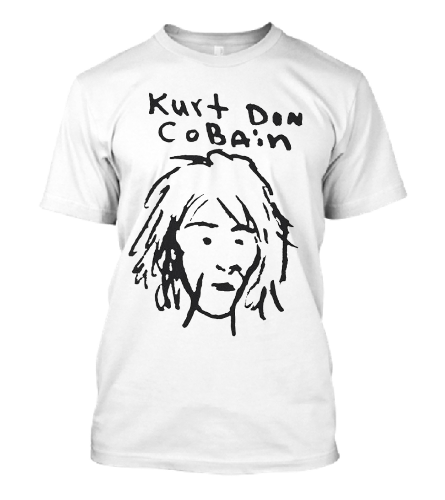 Kurt Don Cobain Draw T-Shirt