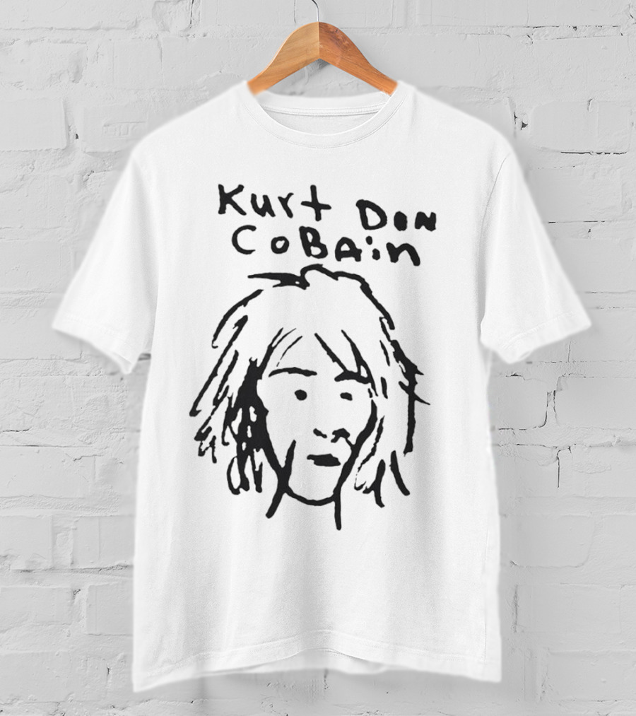 Kurt Don Cobain Draw T-Shirt
