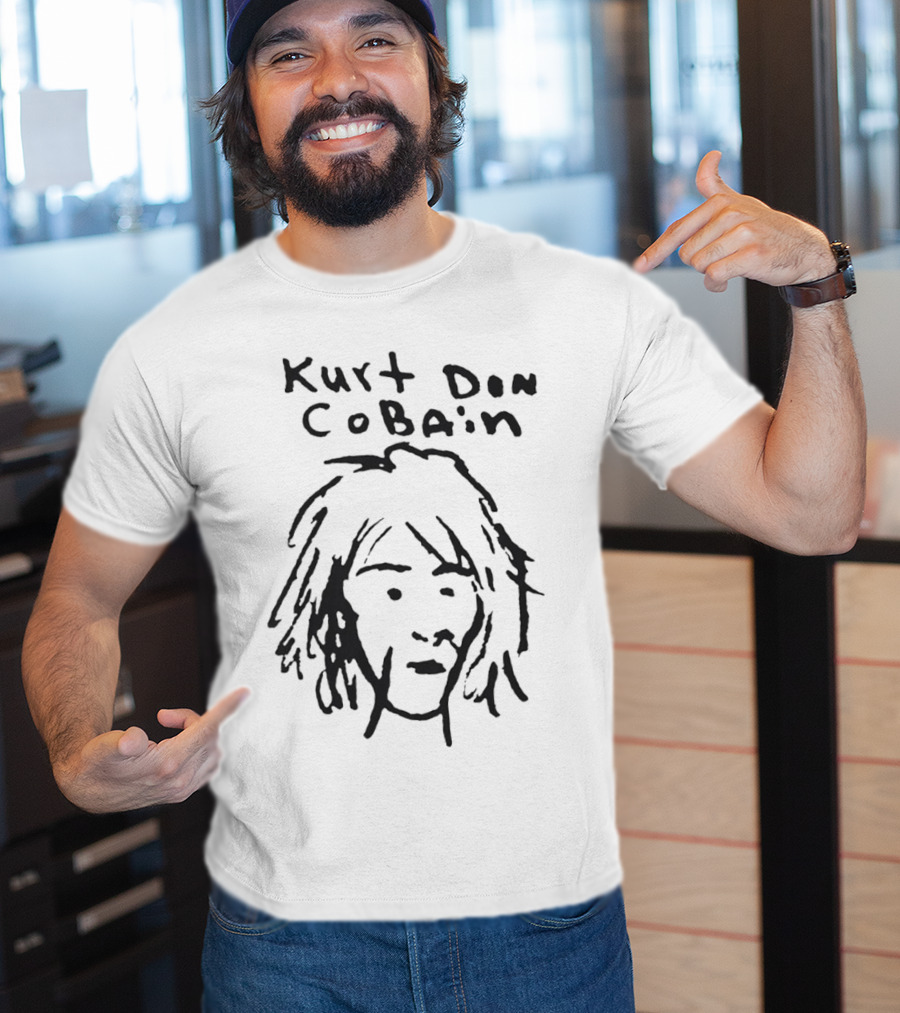 Kurt Don Cobain Draw T-Shirt