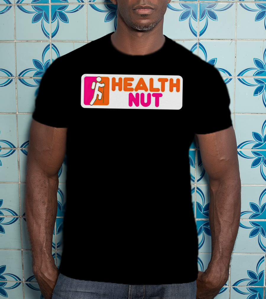 Health Nut Dunkin’ Donuts Logo Mashup T-Shirt