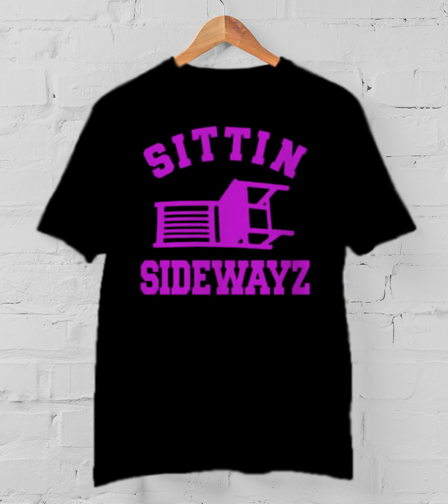 Sittin’ Sidewayz Purple Chair T-Shirt