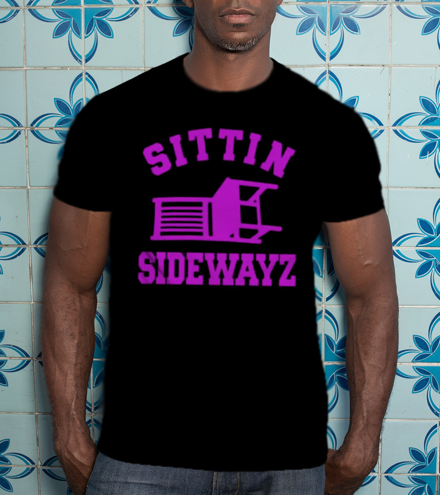 Sittin’ Sidewayz Purple Chair T-Shirt
