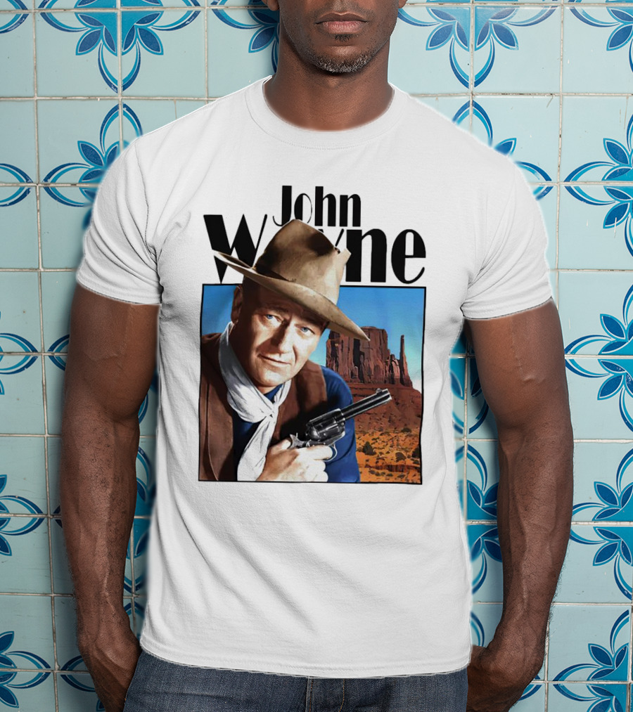 John Wayne Cowboy Western Movie Legend T-Shirt