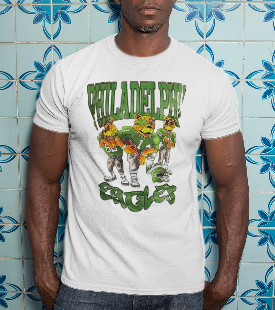 Philadelphia Eagles Bears Football T-Shirt