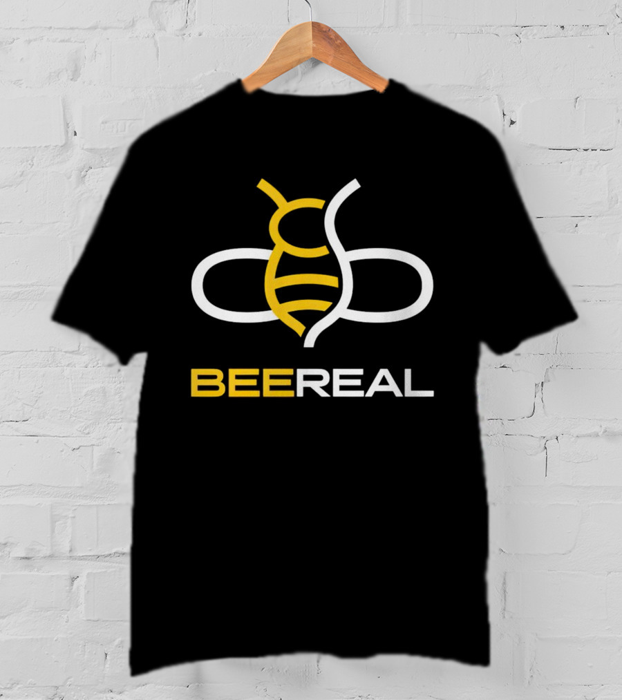 BeeReal Yellow And White Bee T-Shirt