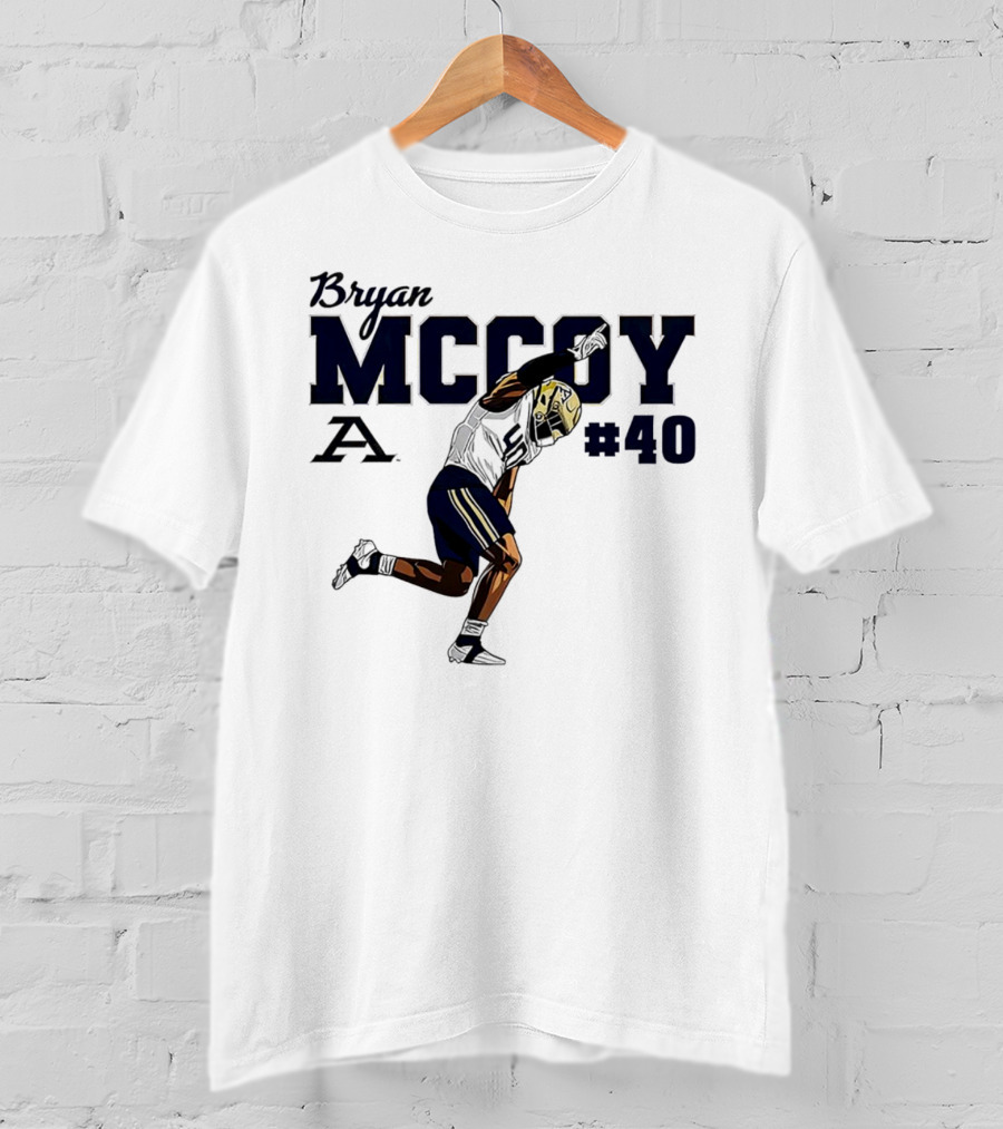 Bryan McCoy Akron Zips #40 NCAA Football T-Shirt