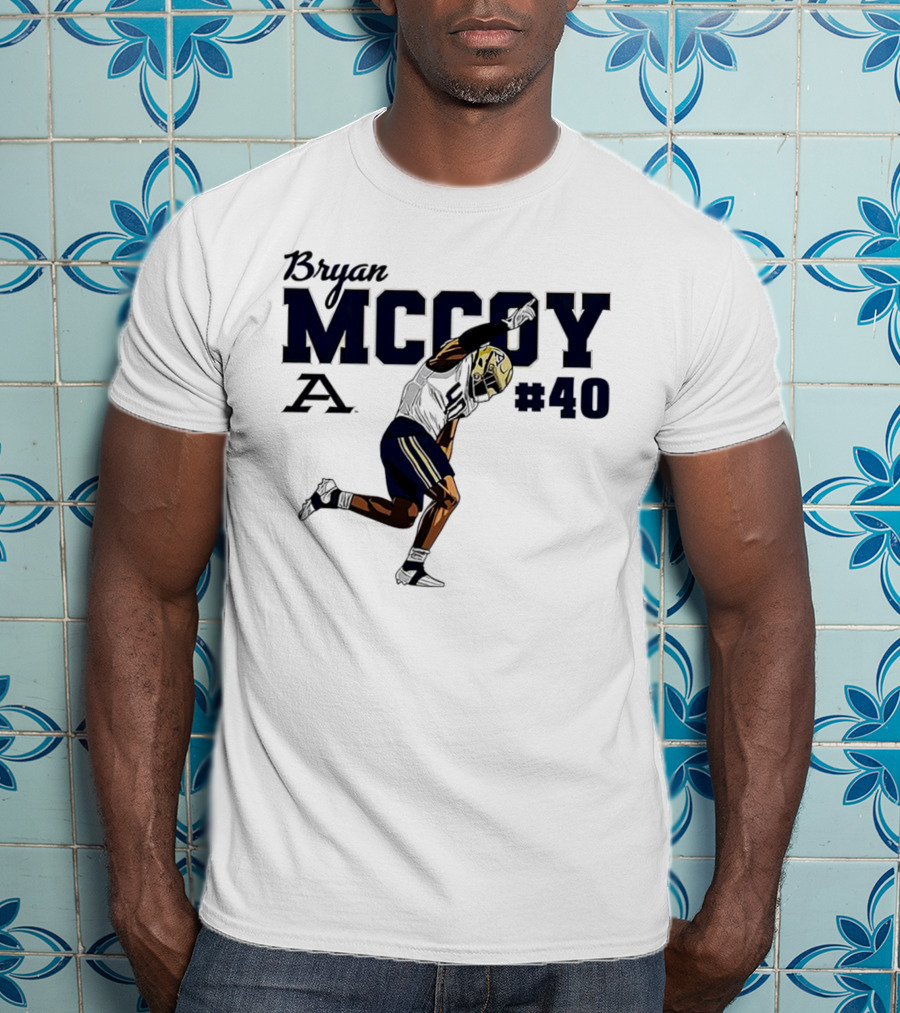 Bryan McCoy Akron Zips #40 NCAA Football T-Shirt