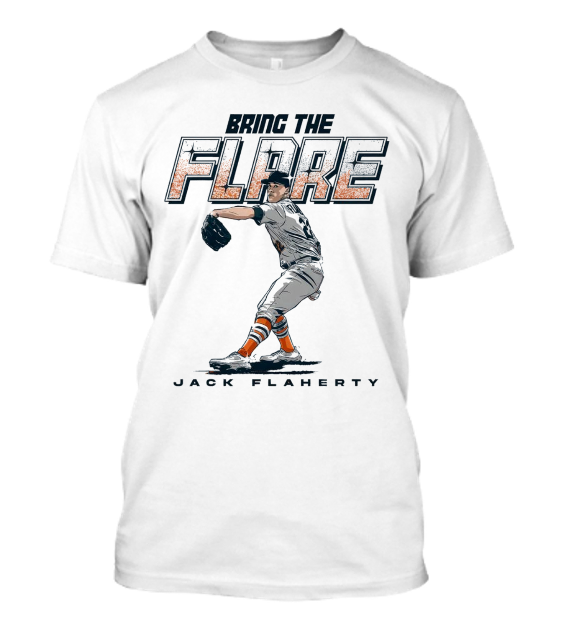 Bring The Flare Jack Flaherty Baltimore Orioles Baseball T-Shirt