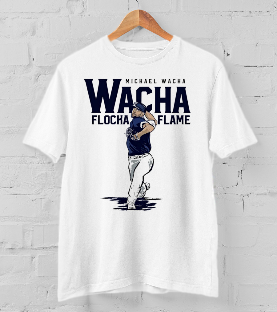 Michael Wacha Flocka Flame Pitching Baseball Kansas City Royals T-Shirt