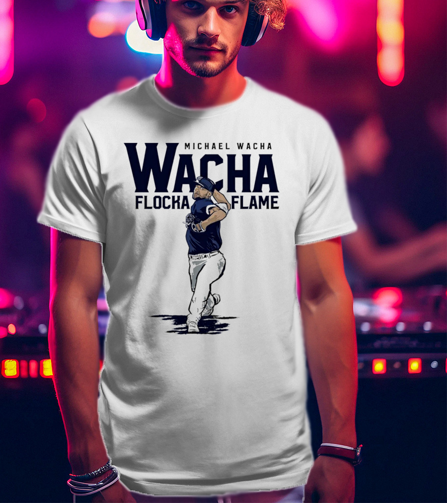 Michael Wacha Flocka Flame Pitching Baseball Kansas City Royals T-Shirt