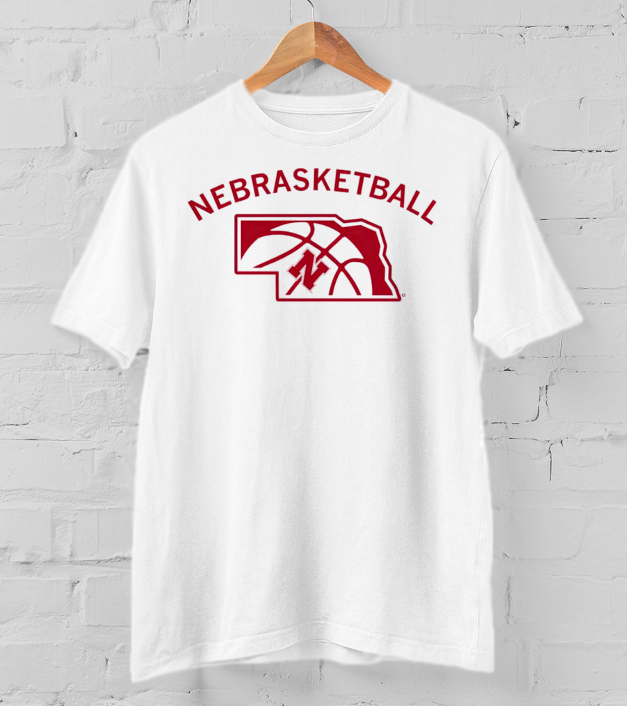 Nebraska Cornhuskers Nebrasketball Basketball State T-Shirt