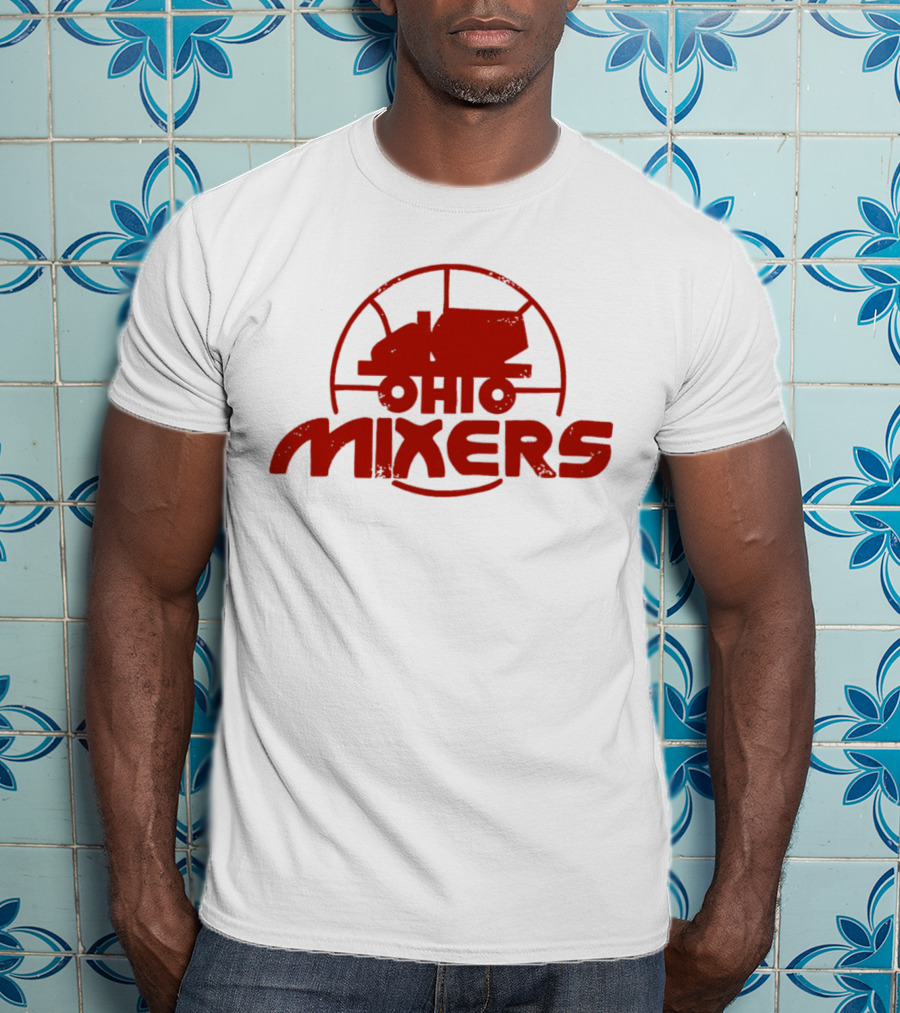 Ohio Mixers Basketball Concrete Truck T-Shirt