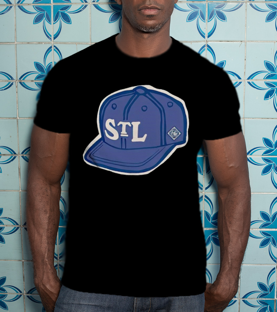 St. Louis Stars STL Negro Leagues Baseball Cap Insignia T-Shirt