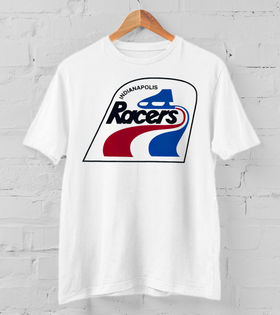 Indianapolis Racers Logo World Hockey Association T-Shirt