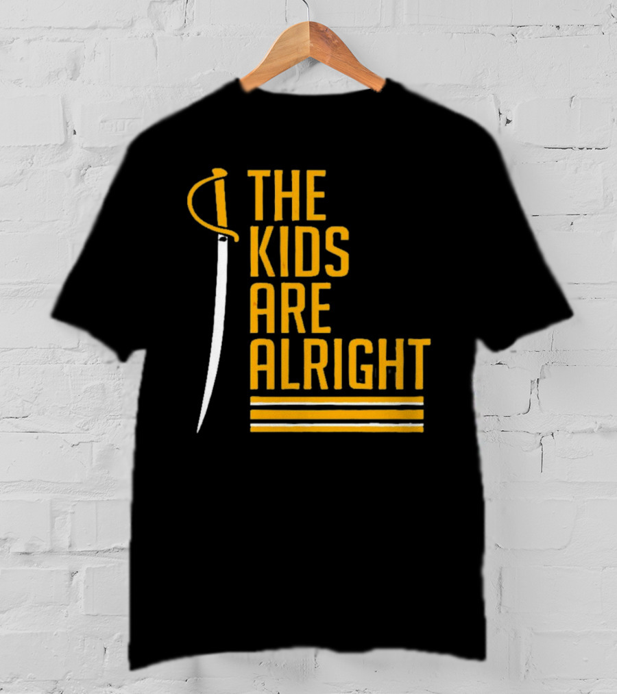 The Kids Are Alright Buffalo Sabres Sword And Stripe T-Shirt