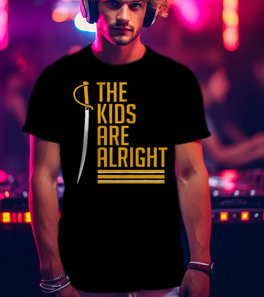 The Kids Are Alright Buffalo Sabres Sword And Stripe T-Shirt
