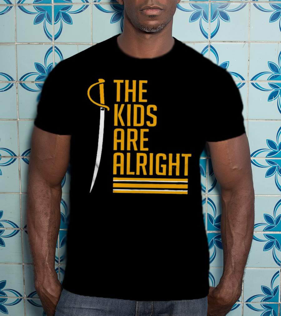 The Kids Are Alright Buffalo Sabres Sword And Stripe T-Shirt