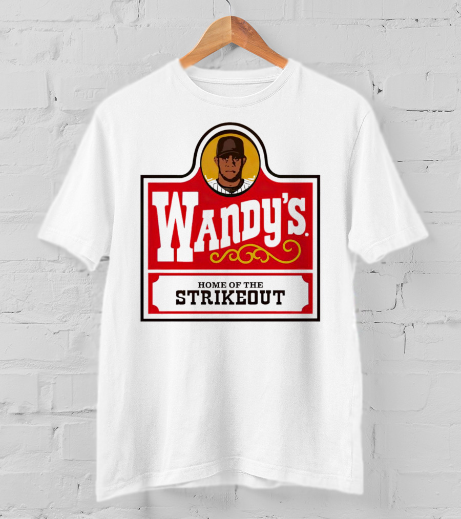Wandy’s Home Of The Strikeout New York Baseball Classic Pitcher T-Shirt