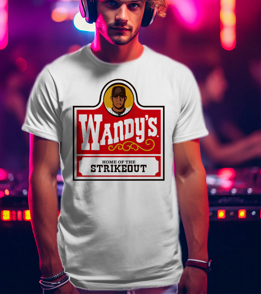 Wandy’s Home Of The Strikeout New York Baseball Classic Pitcher T-Shirt