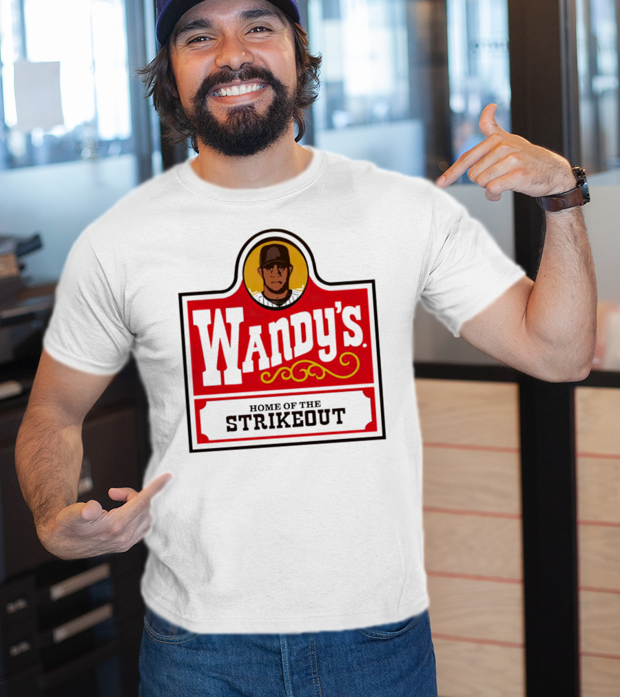 Wandy’s Home Of The Strikeout New York Baseball Classic Pitcher T-Shirt