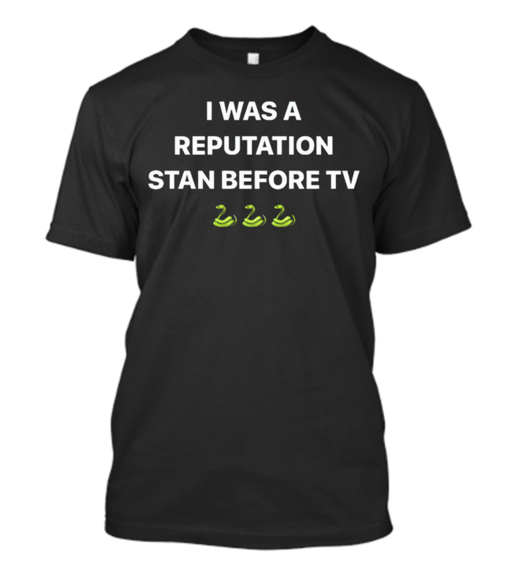 I Was A Reputation Stan Before TV Snake Emojis T-Shirt