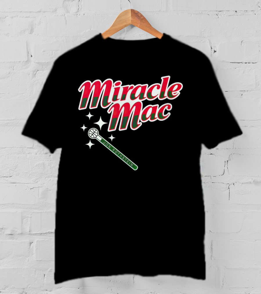 Jon Rothstein Miracle Mac Magic Basketball Stars T-Shirt