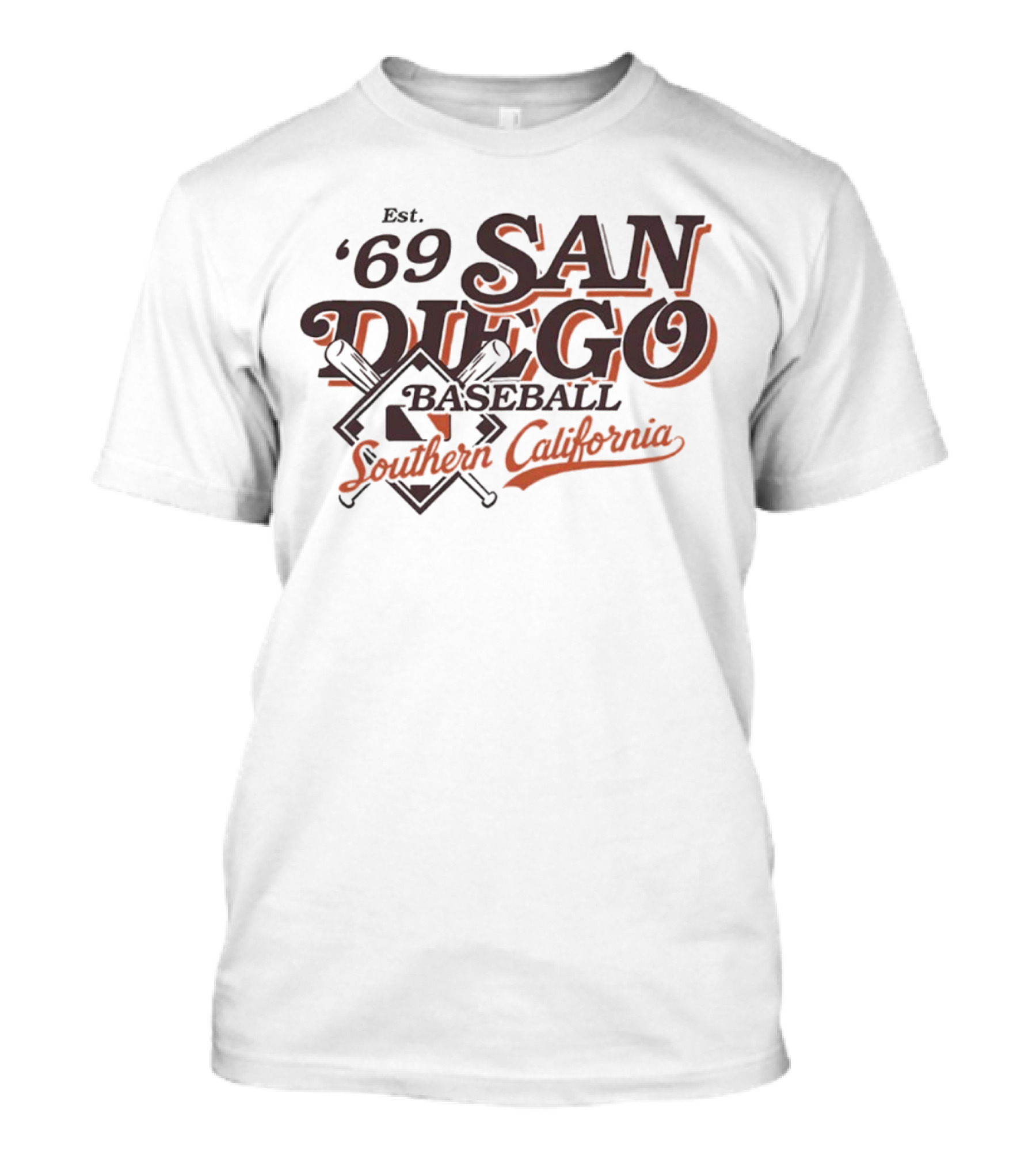 San Diego Baseball Est. '69 Southern California T-Shirt