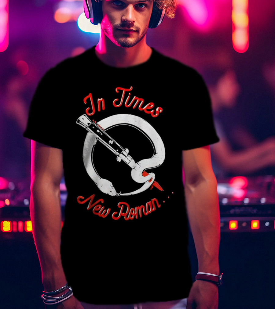 In Times New Roman Q Snake T-Shirt