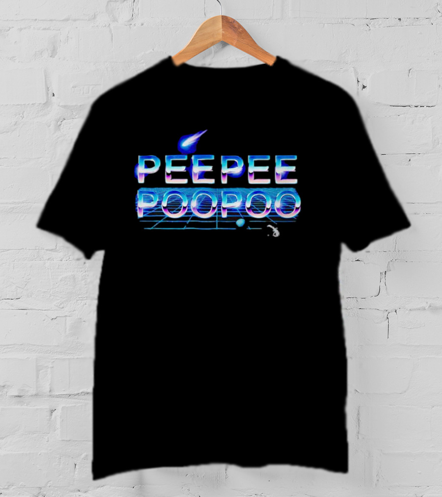 Peepeepoopoo Vaporwave Aesthetic Retro Synthwave T-Shirt
