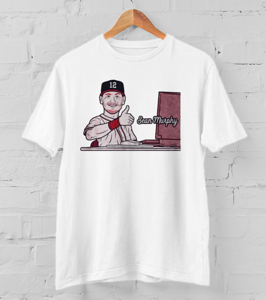 Sean Murphy Thumbs Up Baseball Player 12 Computer Desk T-Shirt