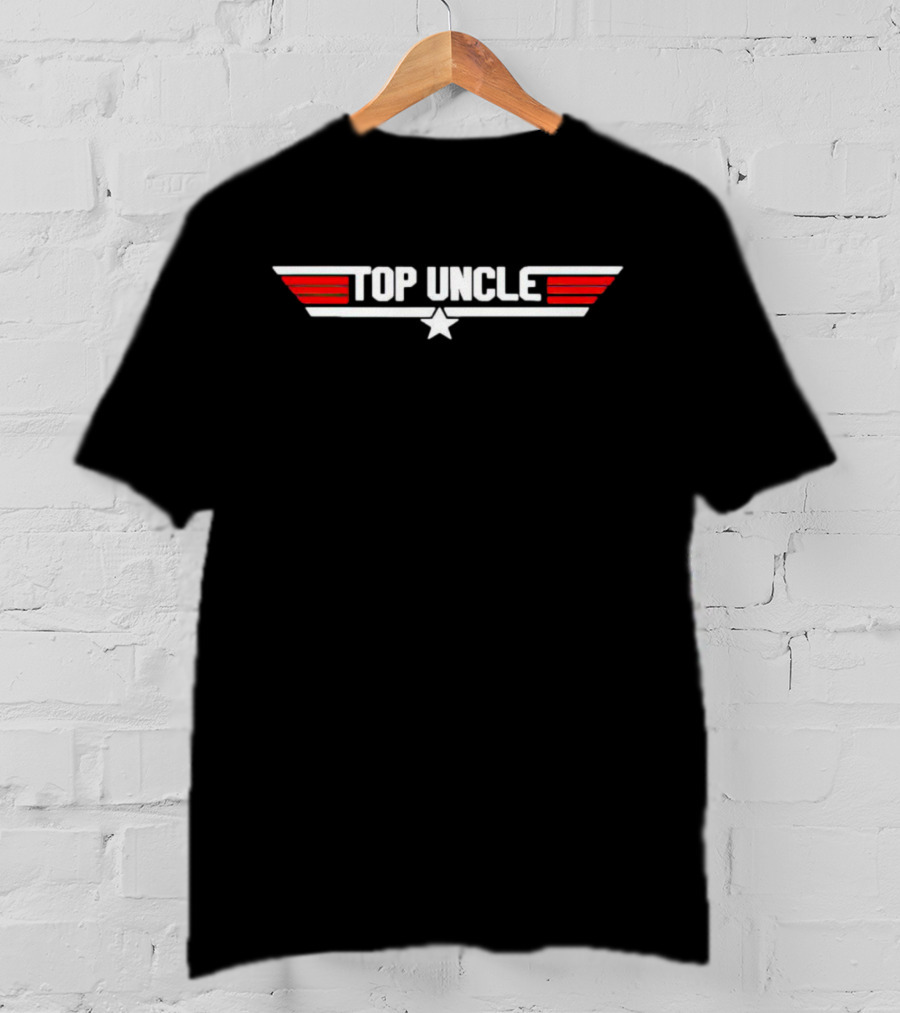 Top Uncle Winged Star Emblem T-Shirt