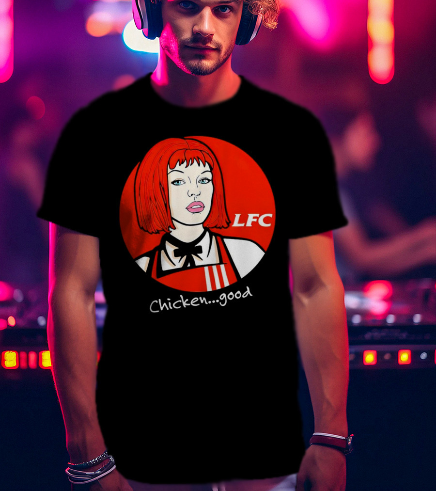 Chicken Good LFC Retro Style Redhead T-Shirt
