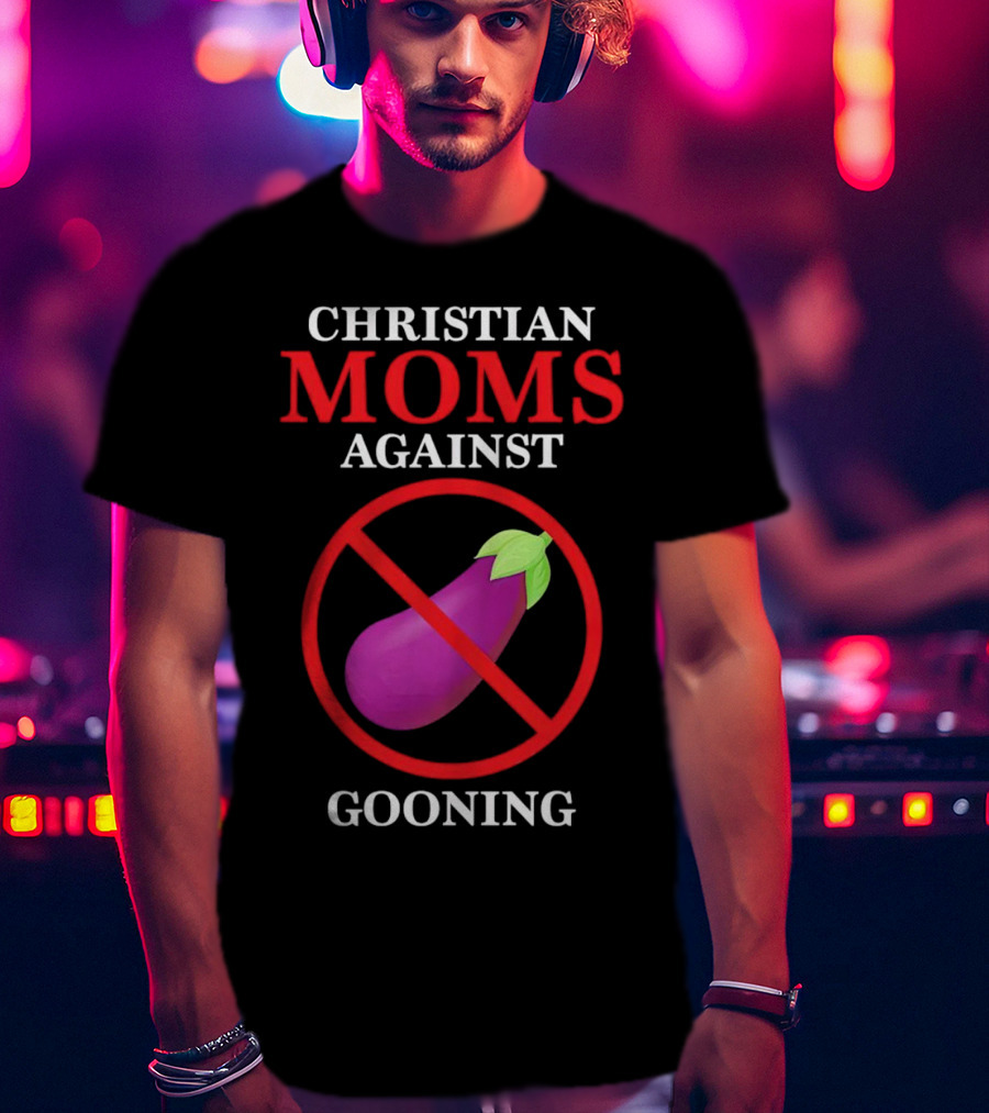 Christian Moms Against Gooning Emoji T-Shirt