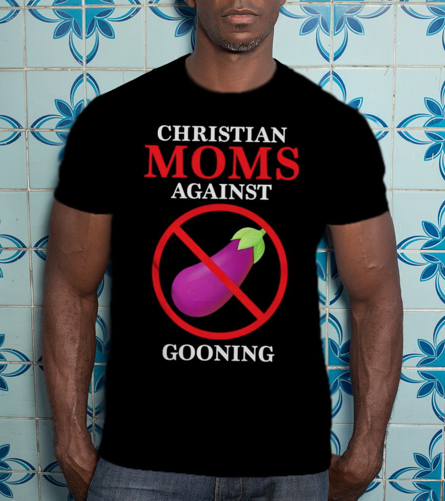 Christian Moms Against Gooning Emoji T-Shirt