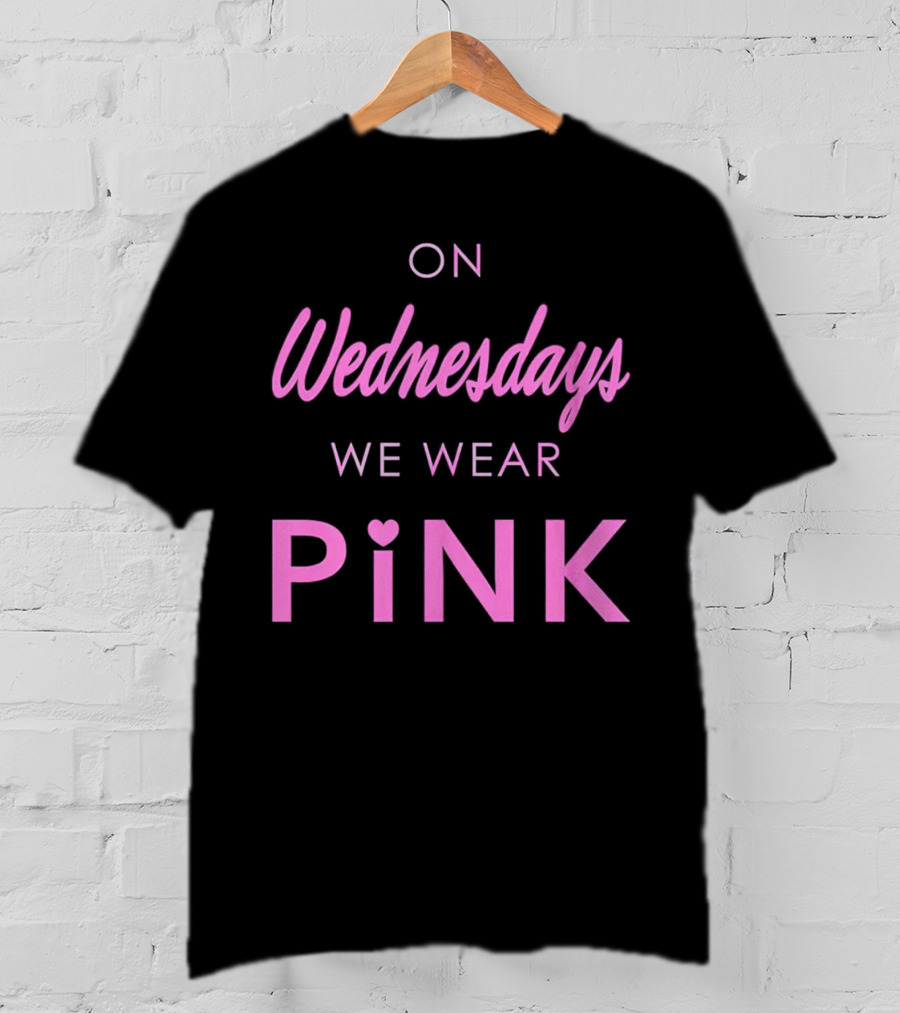 On Wednesdays We Wear Pink Mean Girls Movie T-Shirt