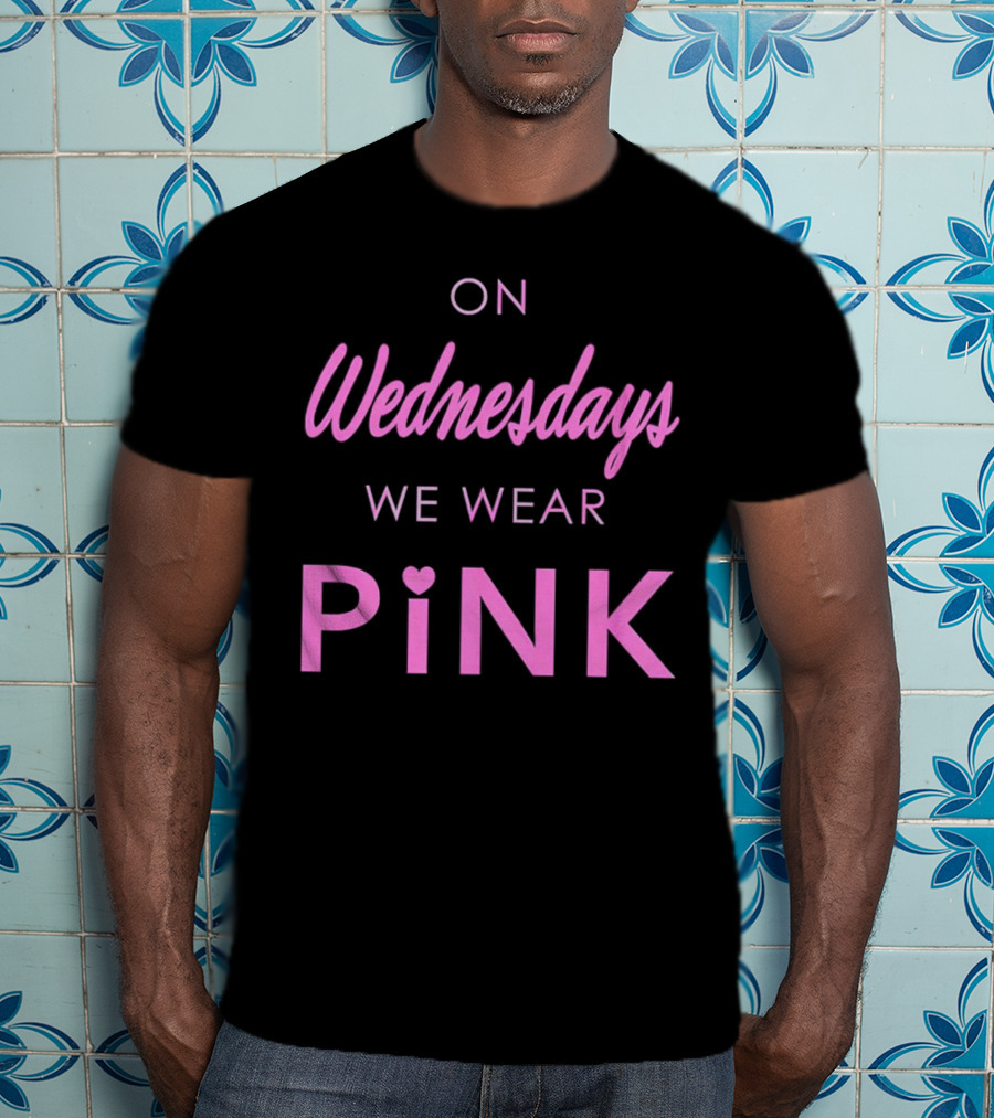 On Wednesdays We Wear Pink Mean Girls Movie T-Shirt