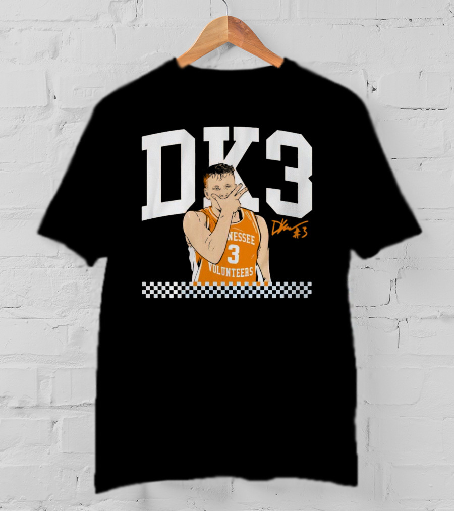 Tennessee Volunteers Basketball DK3 Dalton Knecht #3 T-Shirt