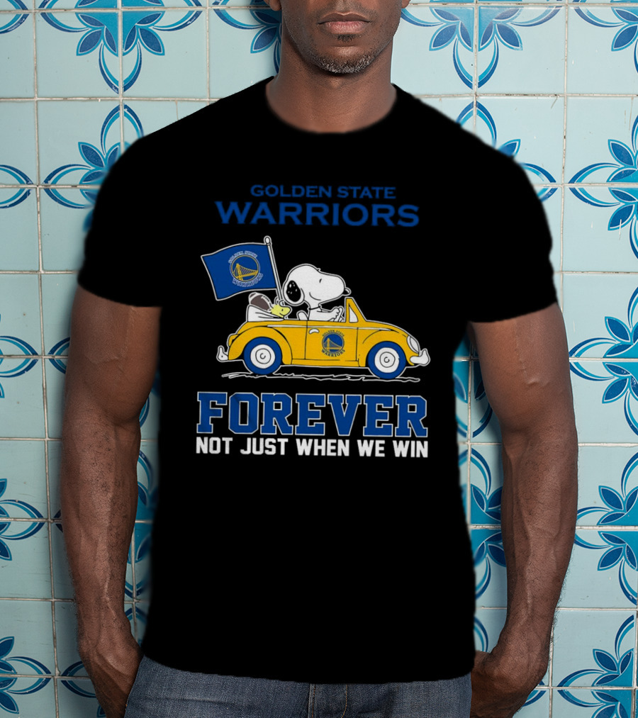 Golden State Warriors Snoopy Forever Not Just When We Win T-Shirt