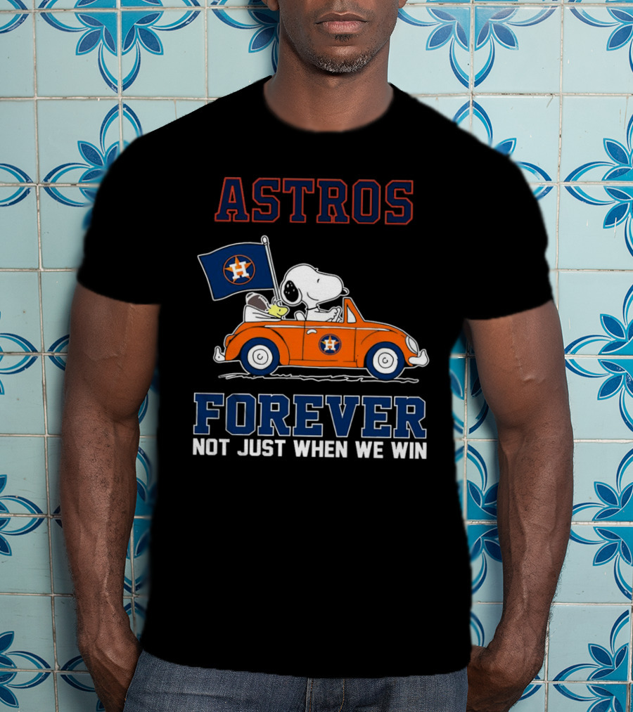 Astros Snoopy Forever Not Just When We Win T-Shirt