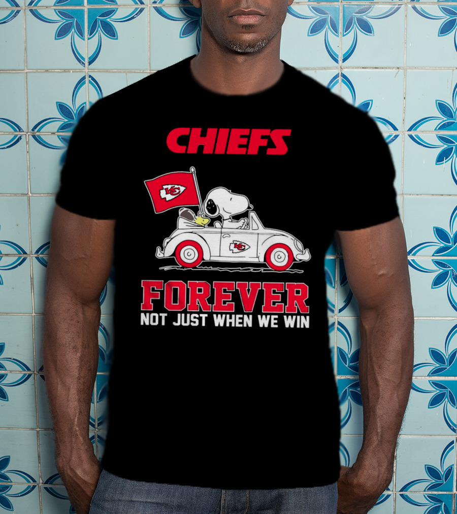 Chiefs Snoopy Forever Not Just When We Win T-Shirt