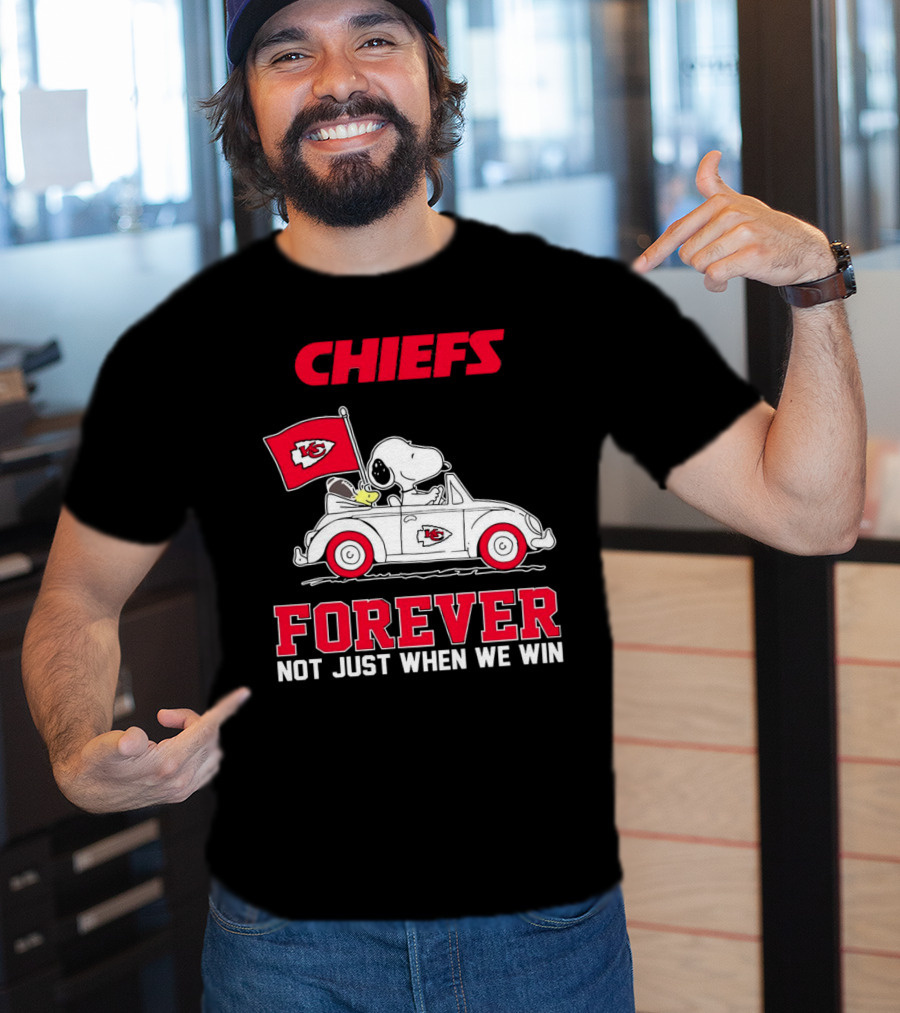 Chiefs Snoopy Forever Not Just When We Win T-Shirt