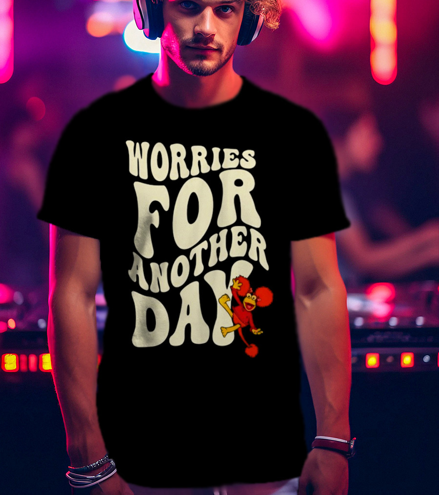 Fraggle Rock Worries For Another Day Red Muppet Character T-Shirt