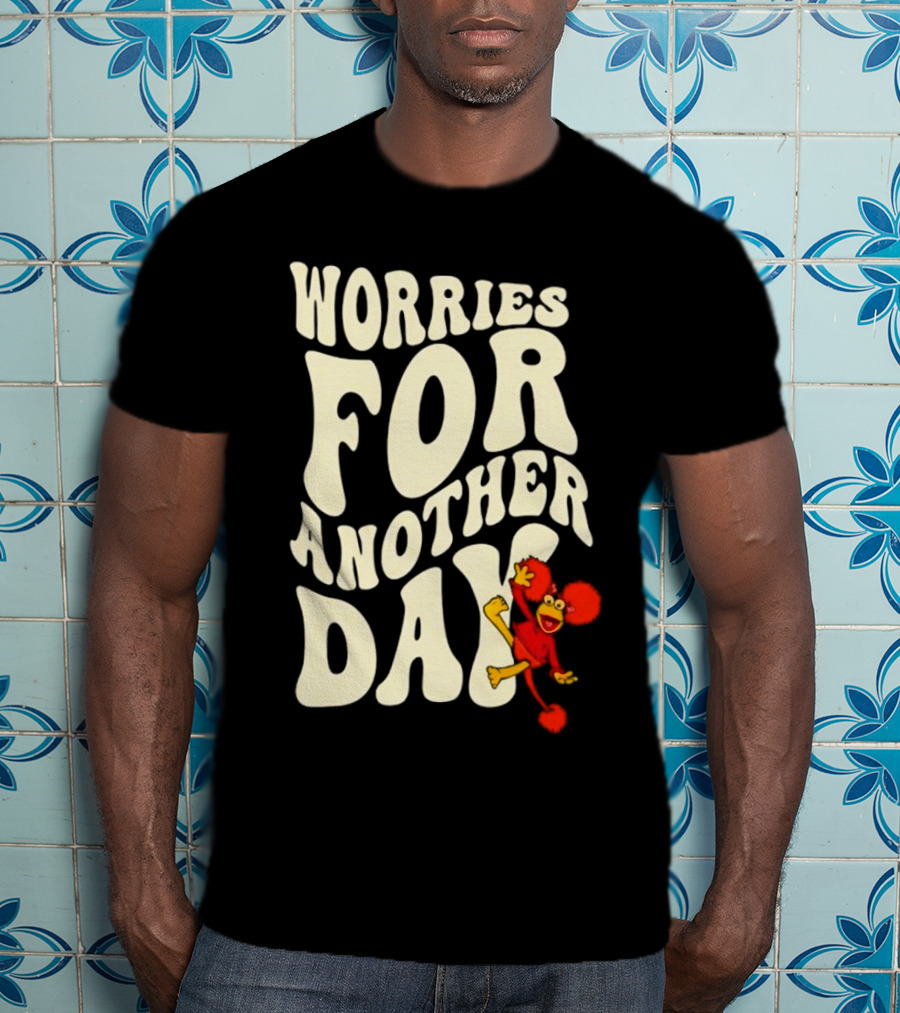 Fraggle Rock Worries For Another Day Red Muppet Character T-Shirt