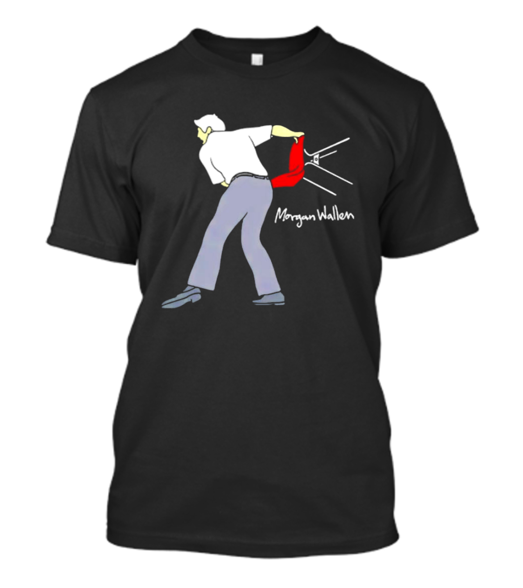 Morgan Wallen Indiana Basketball Coach Strip Technique T-Shirt