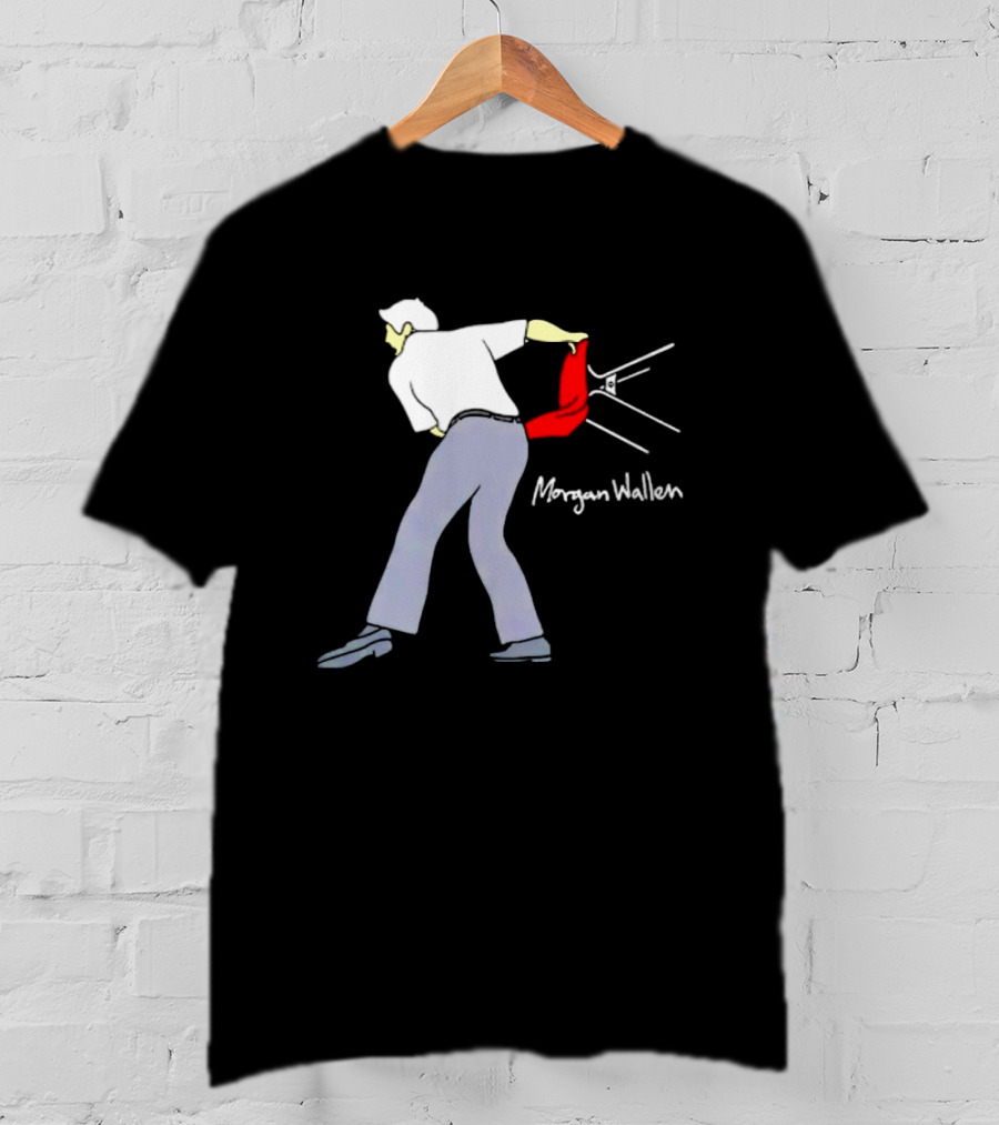 Morgan Wallen Indiana Basketball Coach Strip Technique T-Shirt