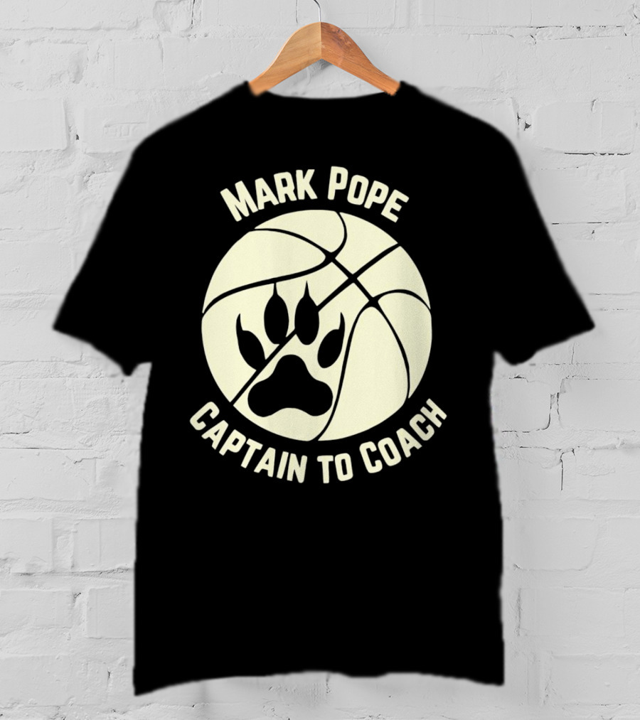Mark Pope Captain To Coach Kentucky Basketball Legend T-Shirt