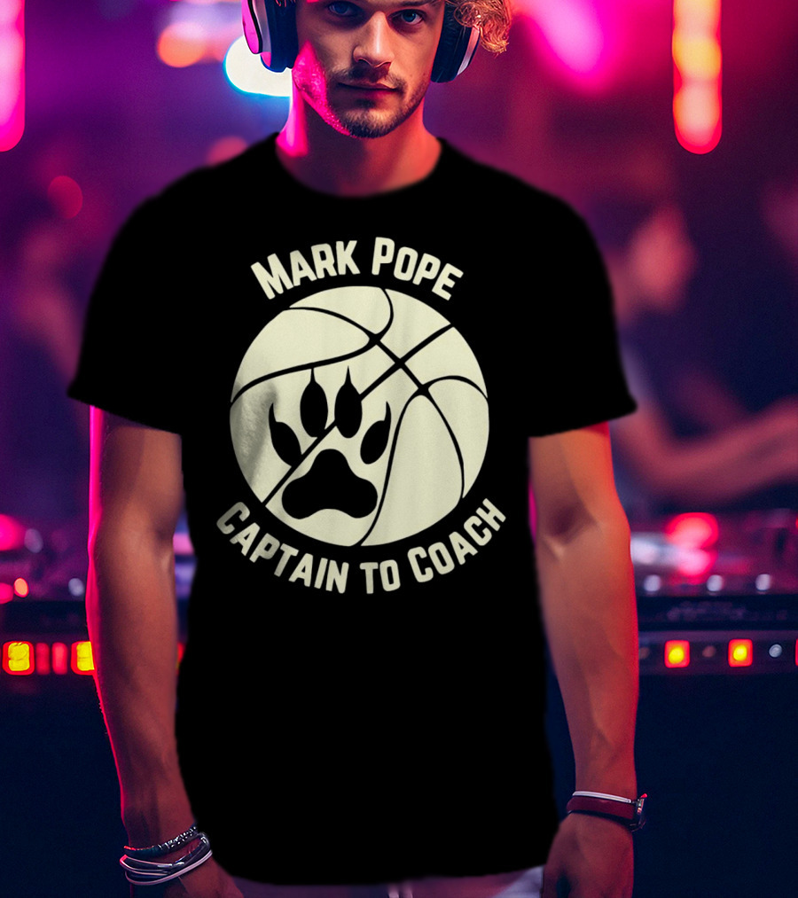 Mark Pope Captain To Coach Kentucky Basketball Legend T-Shirt