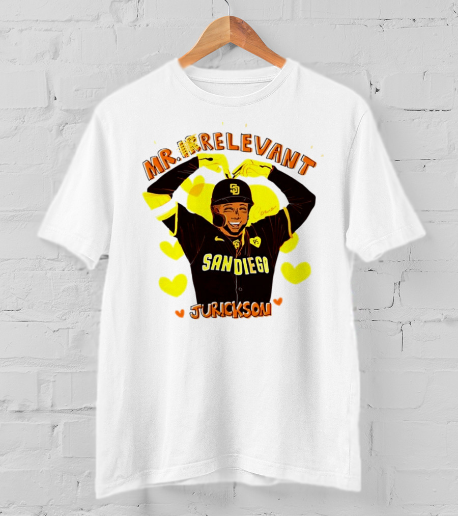 Mr Relevant Jurickson San Diego Baseball Hearts T-Shirt