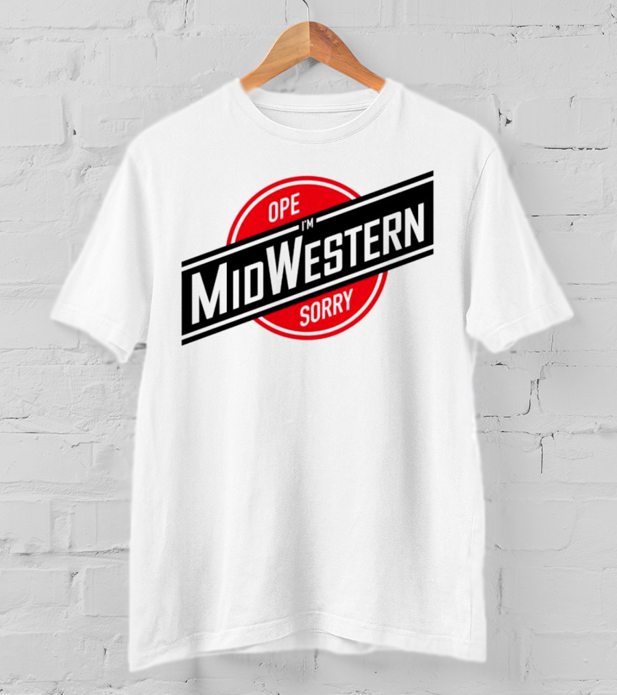 Ope I'm Sorry Midwestern Red Circle T-Shirt