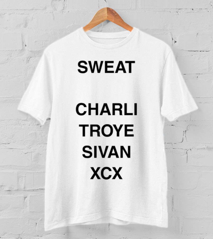 Sweat Charli Troye Sivan XCX Collaboration T-Shirt